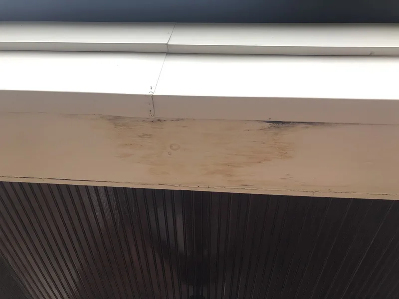 Close-up of Skylight Repair work by Roof & Nail in Red Banks